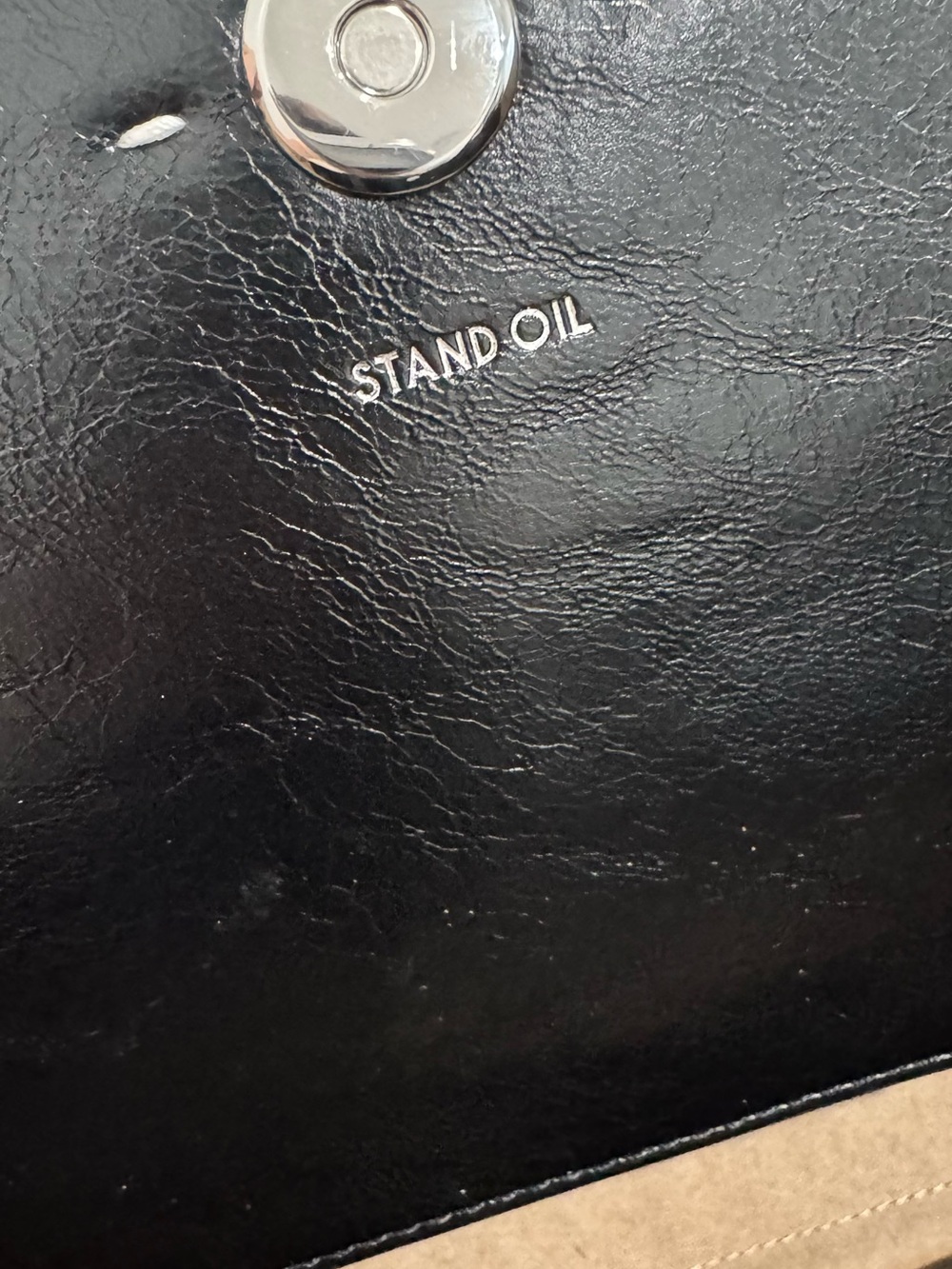 NEW STAND OIL Oblong Bag / Stitch Black - Picture 13 of 15